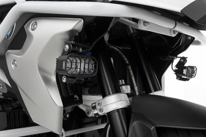 LED Auxillary headlight »MICROFLOOTER 3.0« - for protection bar mounting - black