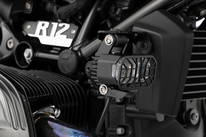 LED Auxiliary Lights MICROFLOOTER 3.0 R 12 - for vehicle mounting - black