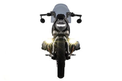 LED Auxiliary Lights MICROFLOOTER 3.0 R 12 - for vehicle mounting - black