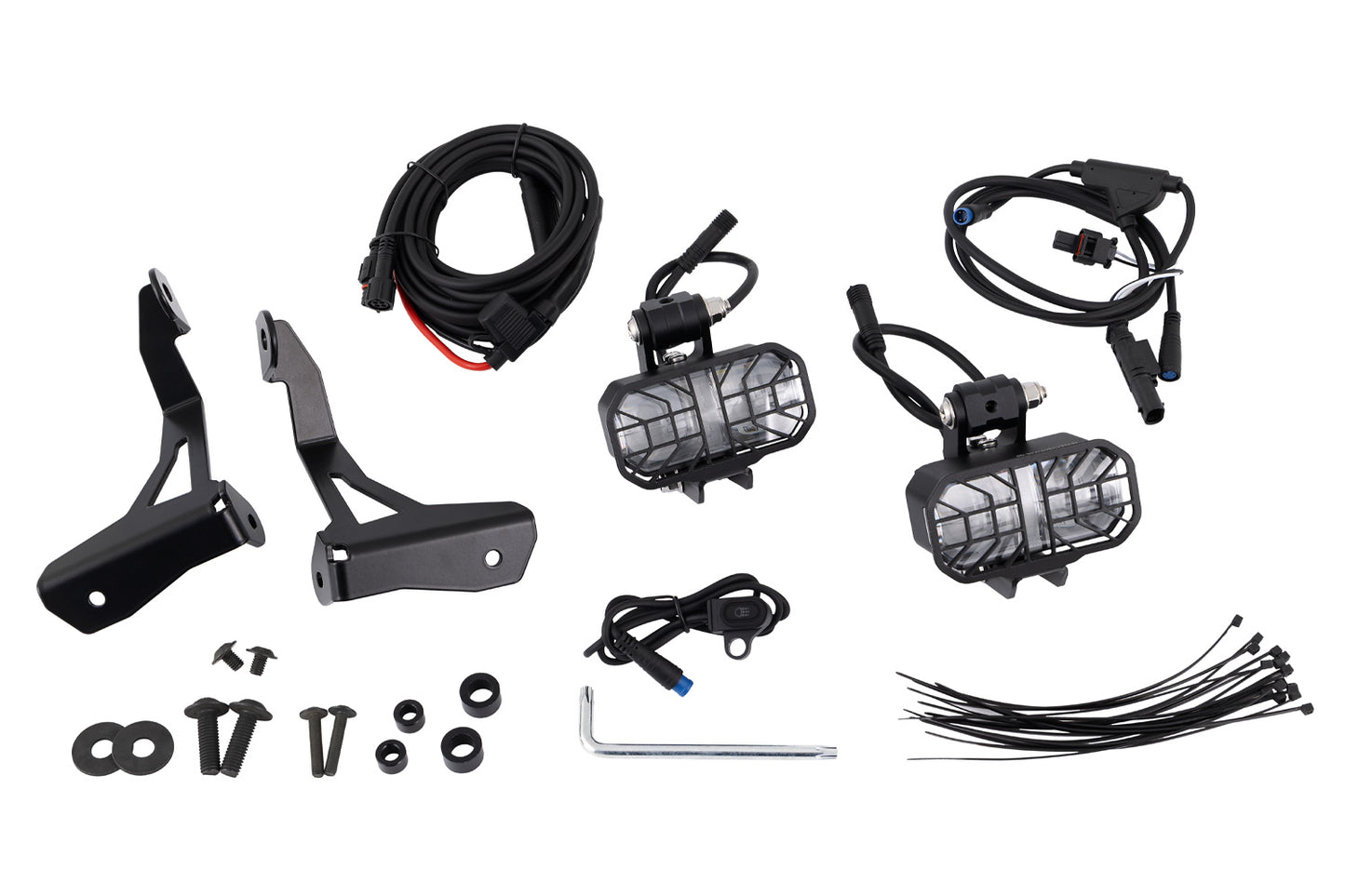 LED Auxiliary Lights MICROFLOOTER 3.0 R 12 - for vehicle mounting - black