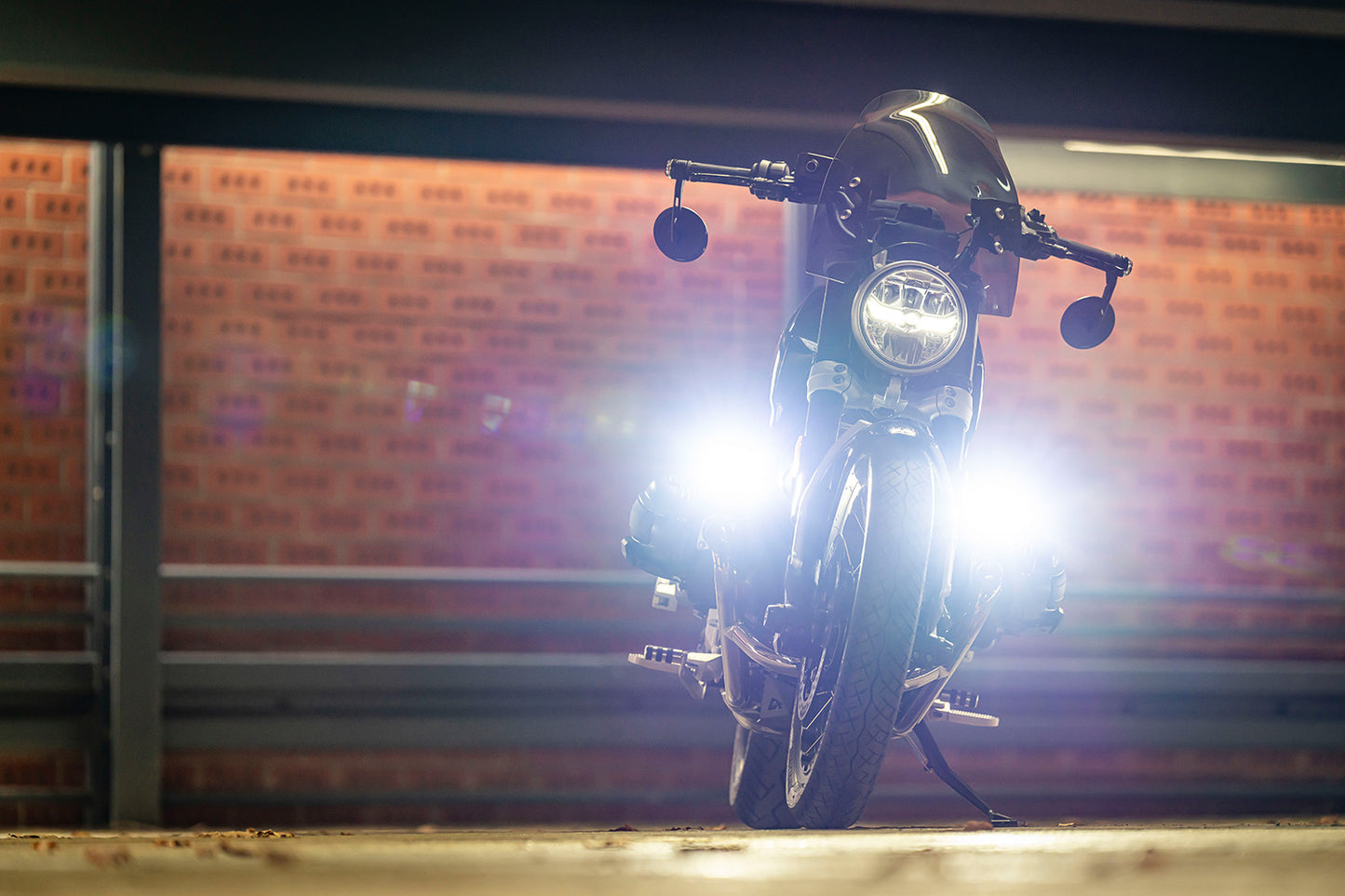 LED Auxiliary Lights MICROFLOOTER 3.0 R 12 - for vehicle mounting - black