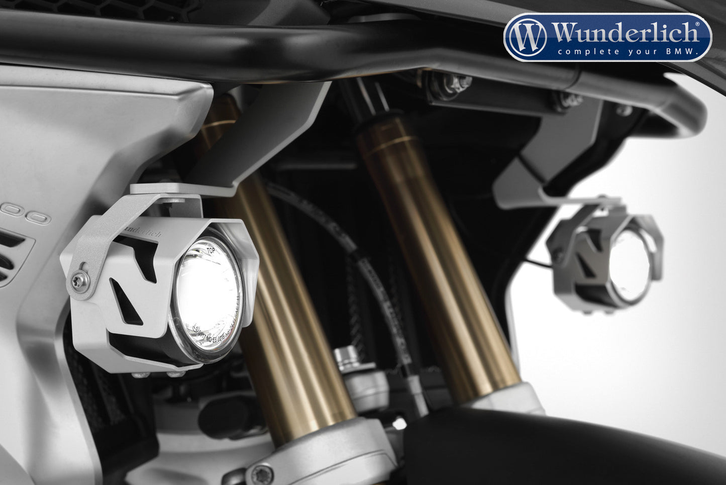 LED additional head light ATON – silver