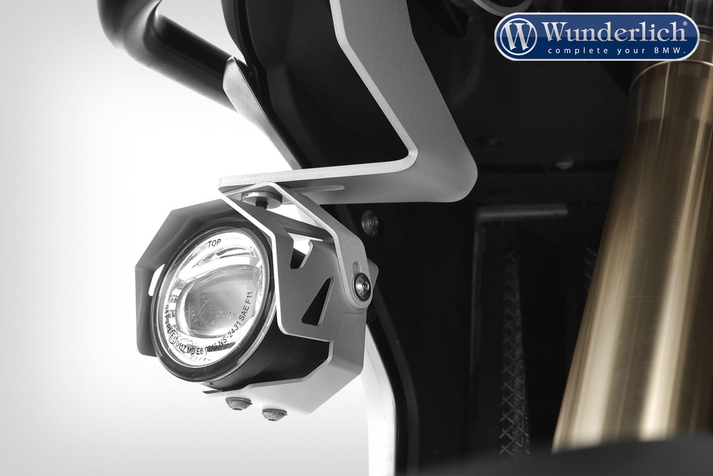 LED additional head light ATON – silver