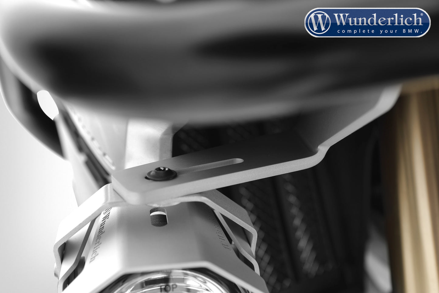 LED additional head light ATON – silver