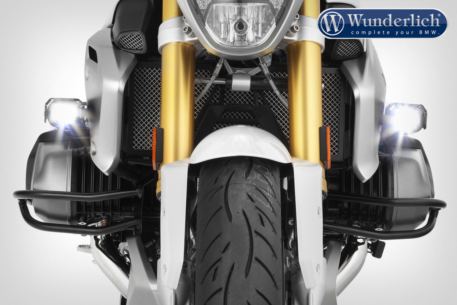 Wunderlich MICROFLOOTER LED auxiliary headlight - black