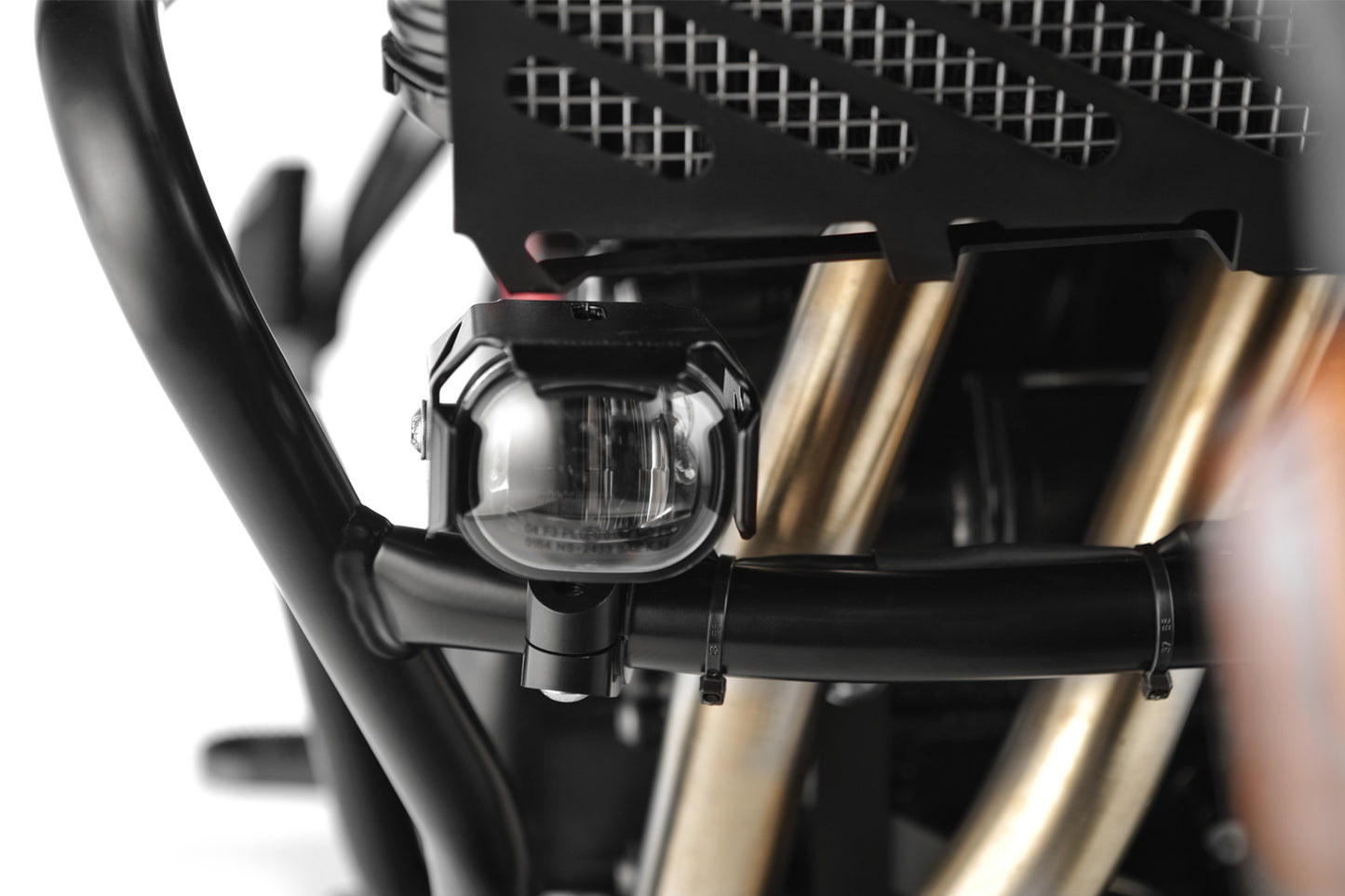 MICROFLOOTER LED auxiliary headlight for protection bar - black