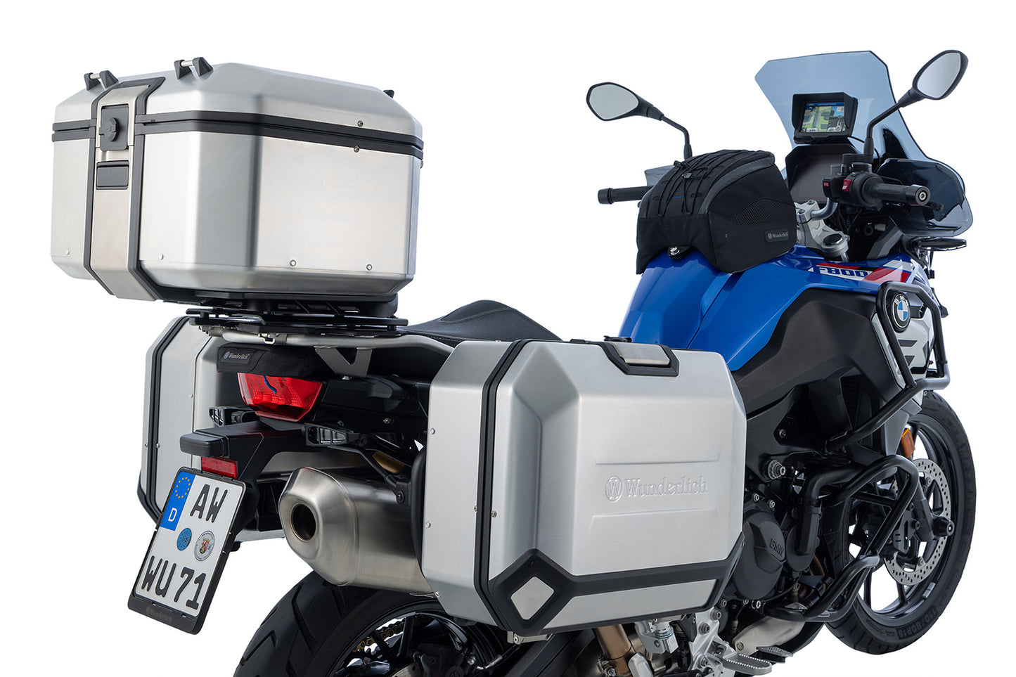 Topcase X-CASE X48 with standard lock - Piece - silver