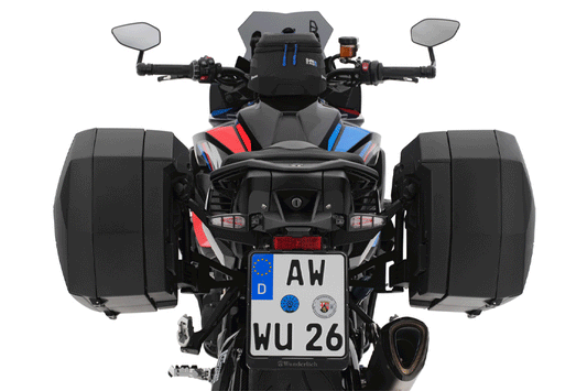 Luggage system Vario case X-CASE with X-RACK light M 1000 XR - Set - black-silver