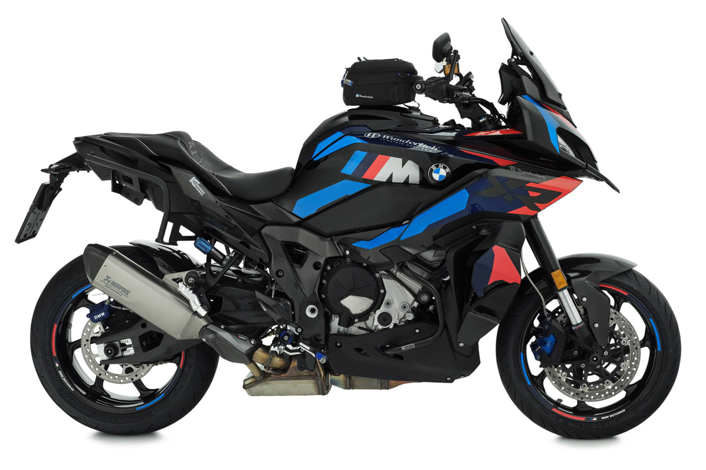 Luggage system: X-BAG side bags with X-Rack light - Set - black