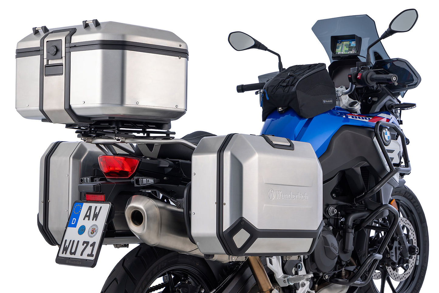 X-CASE X55 Top Case with Standard Lock - silver