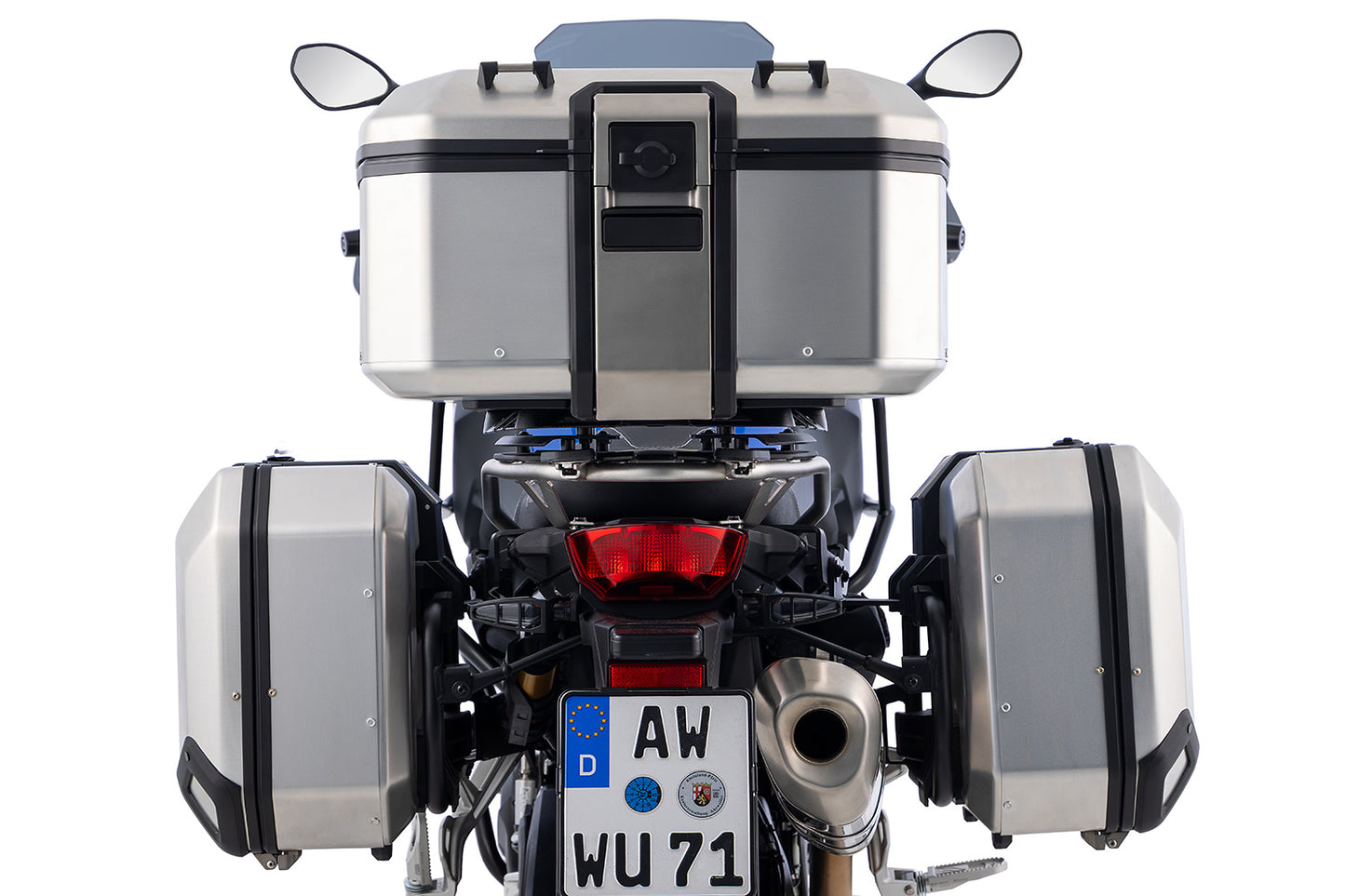 X-CASE X55 Top Case with Standard Lock - silver