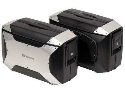 Hepco&Becker side case for C-Bow carrier - Set - black-silver