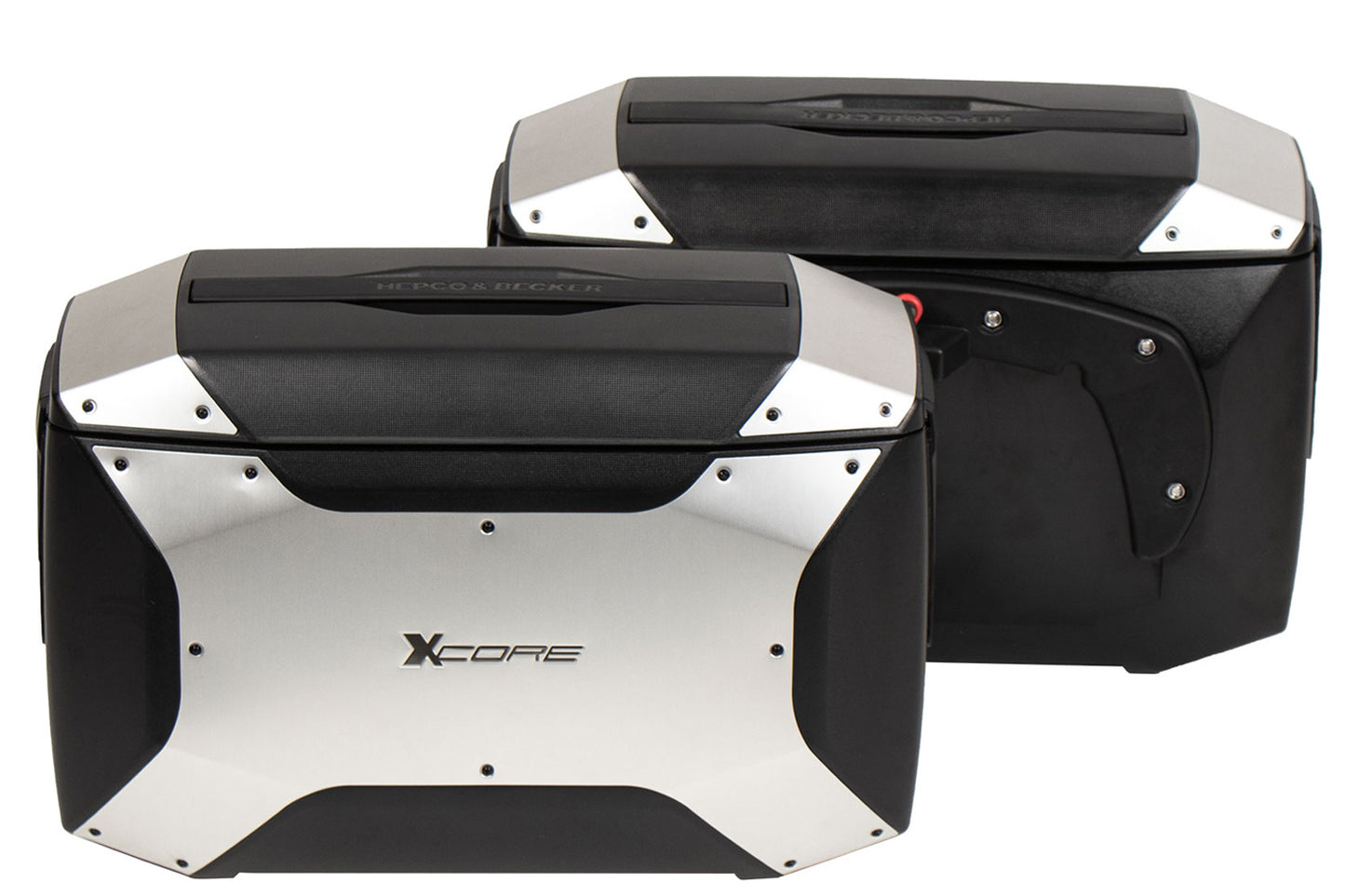 Hepco&Becker side case for C-Bow carrier - Set - black-silver