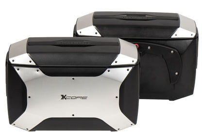 Hepco&Becker side case for C-Bow carrier - Set - black-silver