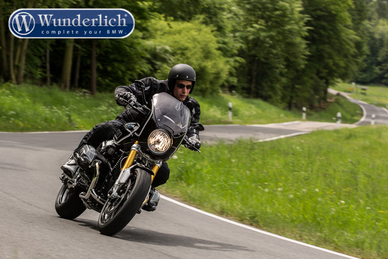 Daytona cladding R nineT - Black Storm Metallic - white