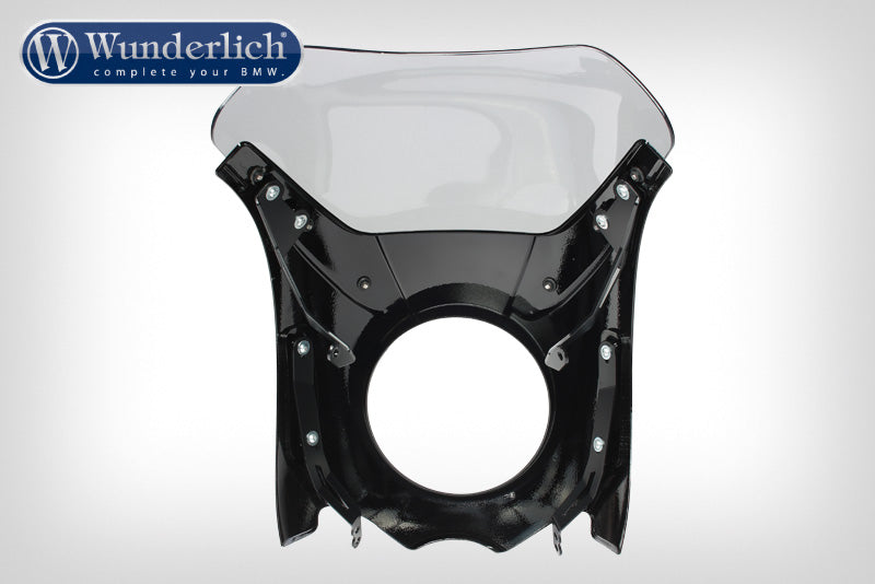 Wunderlich &#8220;Daytona&#8221; R nineT cockpit fairing - black-white