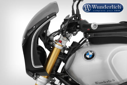 Wunderlich &#8220;Daytona&#8221; R nineT cockpit fairing - black-white