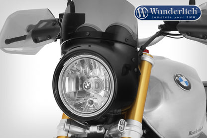 Wunderlich “VINTAGE TT” windshield for VINTAGE R nineT - Black Storm Metallic