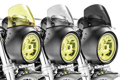 Wunderlich VINTAGE windshield for VINTAGE TT light screen - smoked grey