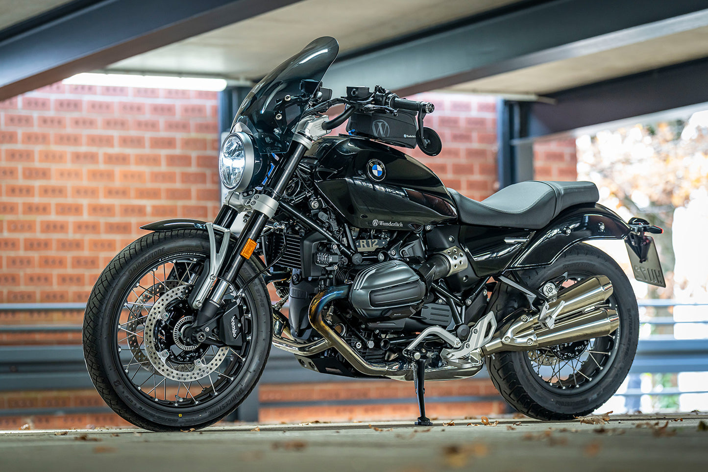 touring windshield 70th-ROADSTER R 12 (nineT) - smoked grey