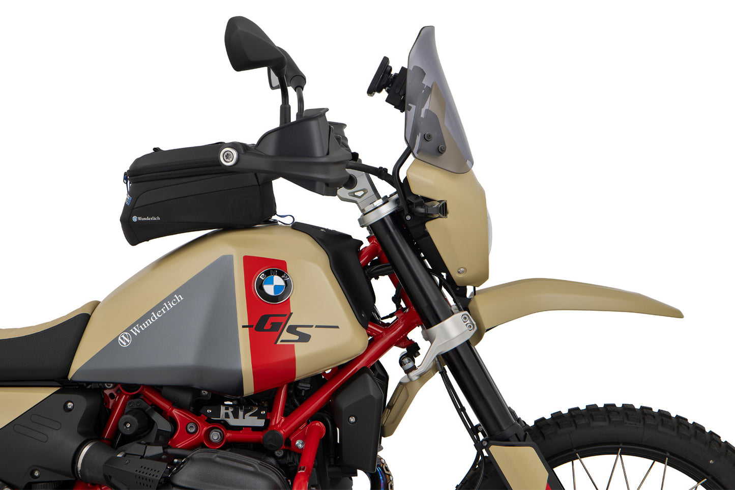 Windshield for R 12 G/S headlamp fairing - smoked grey