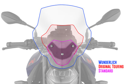 MARATHON windshield - smoked grey