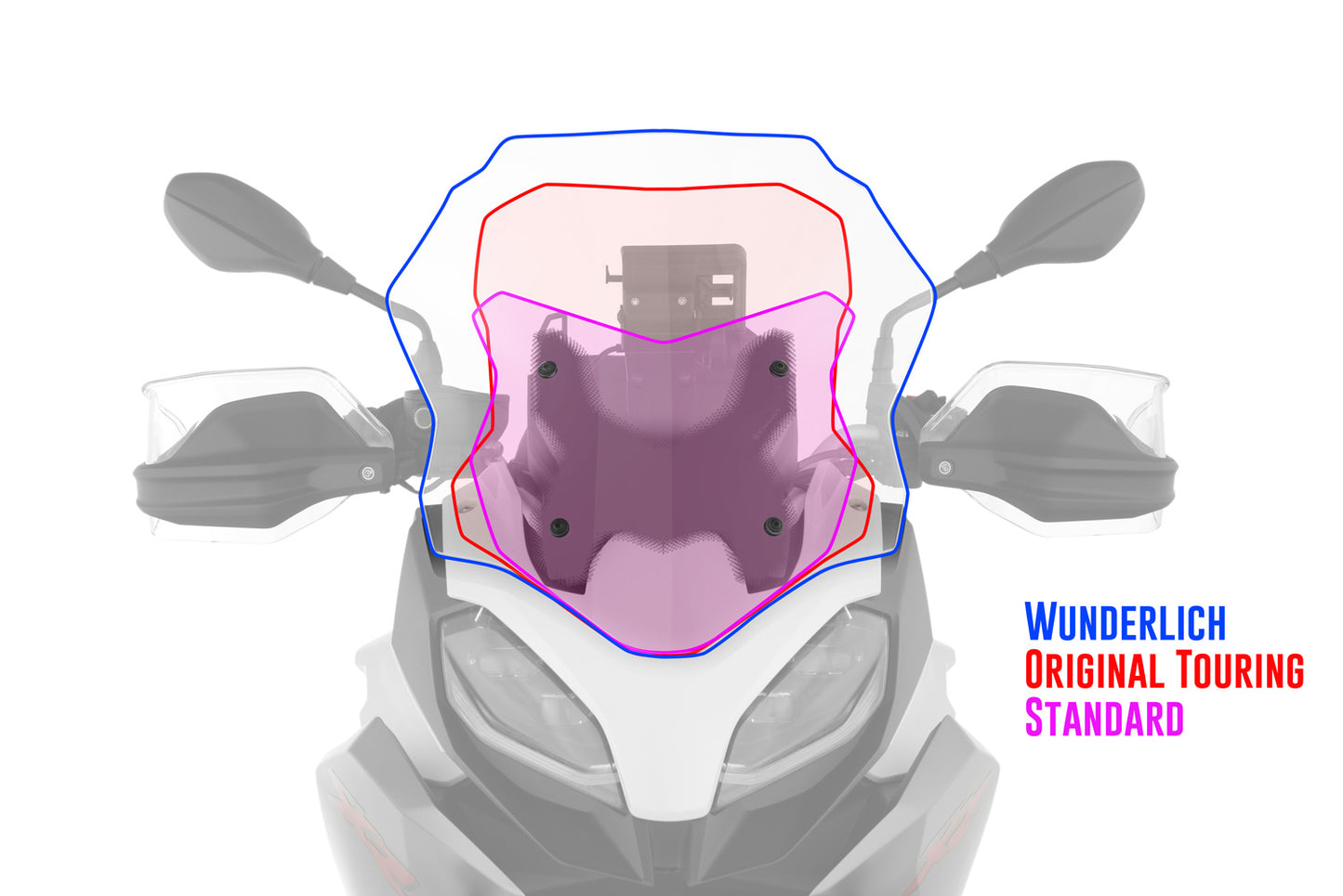 MARATHON windshield - smoked grey