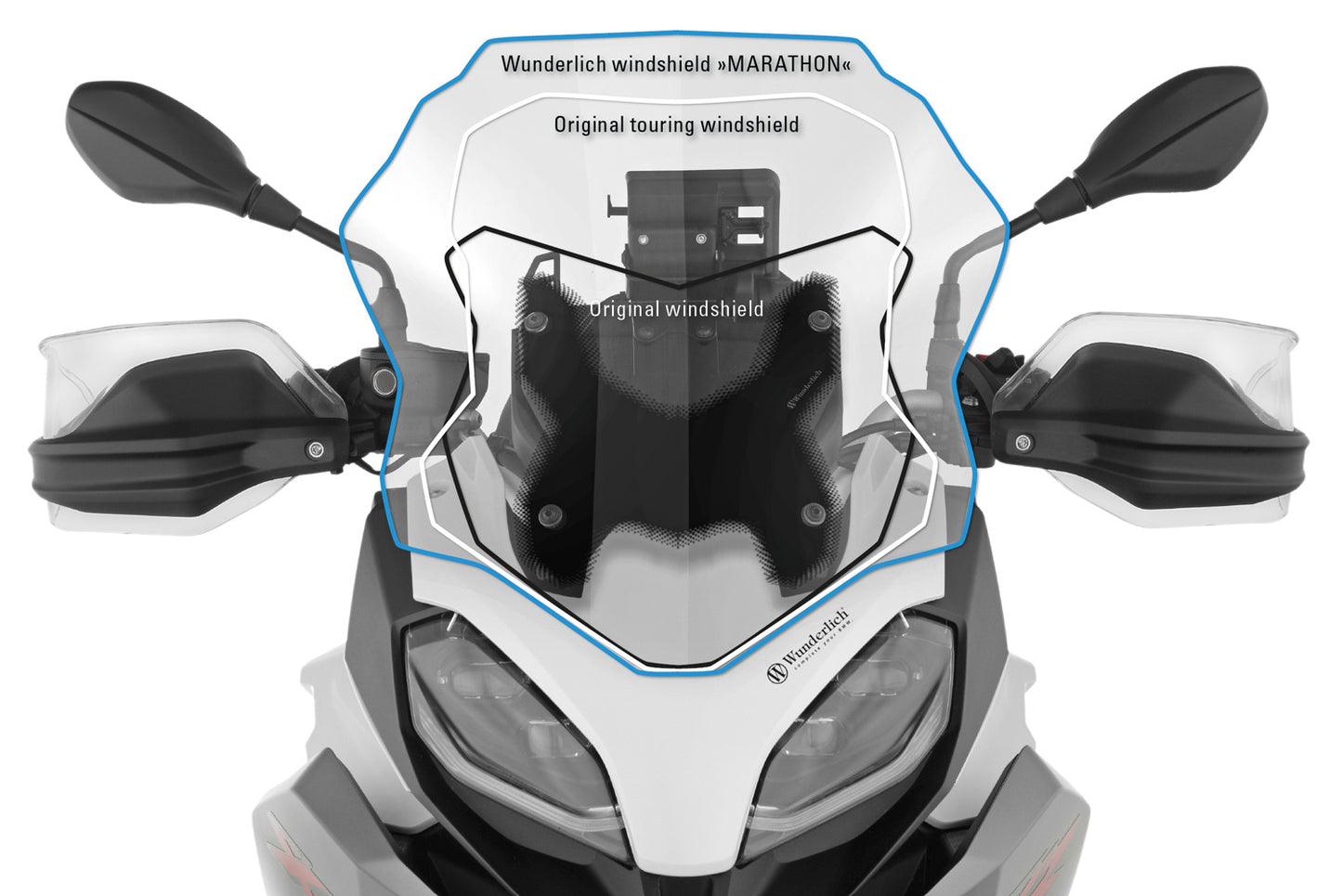 MARATHON windshield - clear