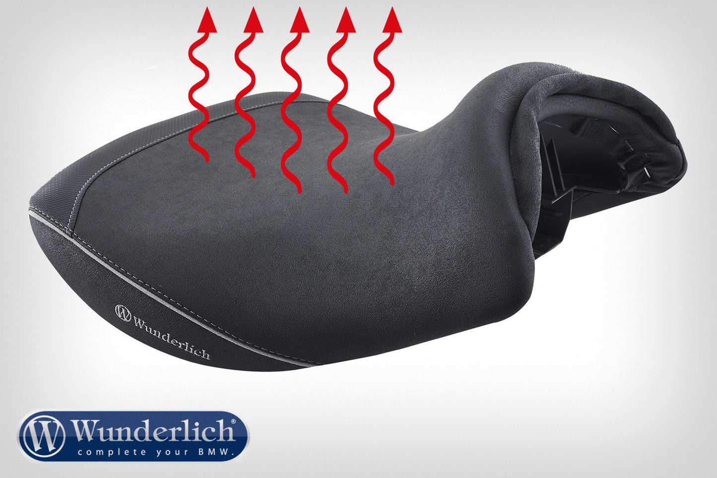 AKTIVKOMFORT rider seat with seat heating - low - black