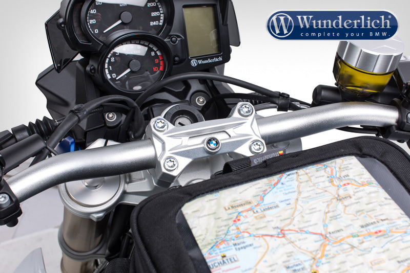 Handlebar riser 25mm - silver