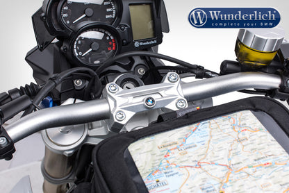 Handlebar riser 25mm - silver