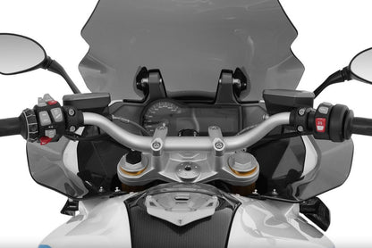 Tube-style handlebar - pre-drilled - silver