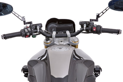 Tube-style handlebar - pre-drilled - black