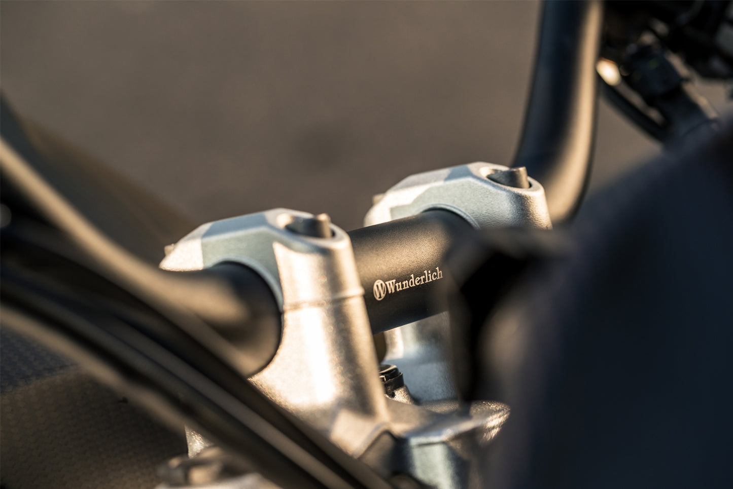 Tube-style handlebar - pre-drilled - black