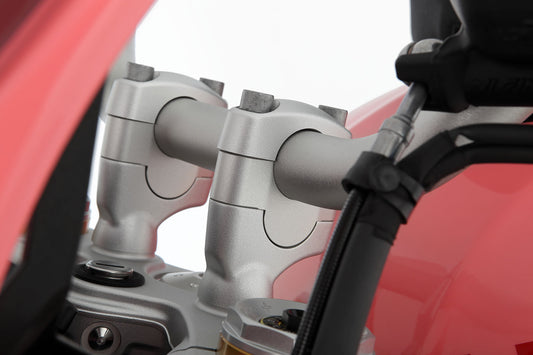 handlebar riser ERGO R 12 - 20mm - silver