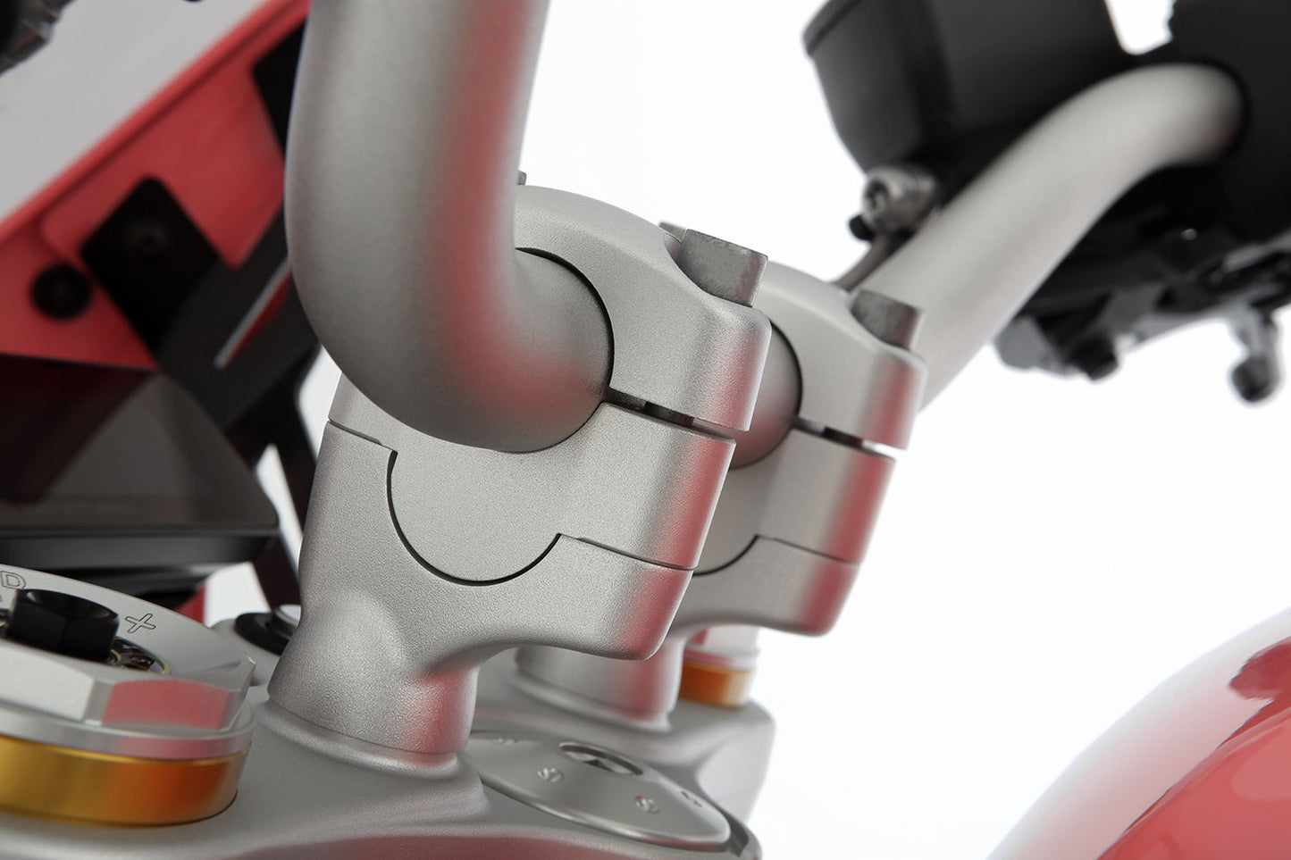 handlebar riser ERGO R 12 - 20mm - silver