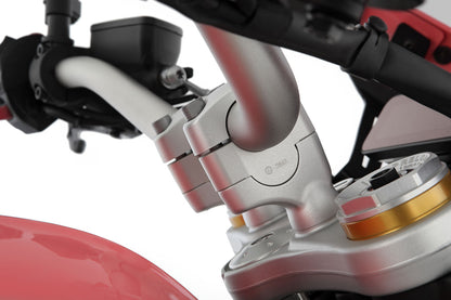 handlebar riser ERGO R 12 - 20mm - silver