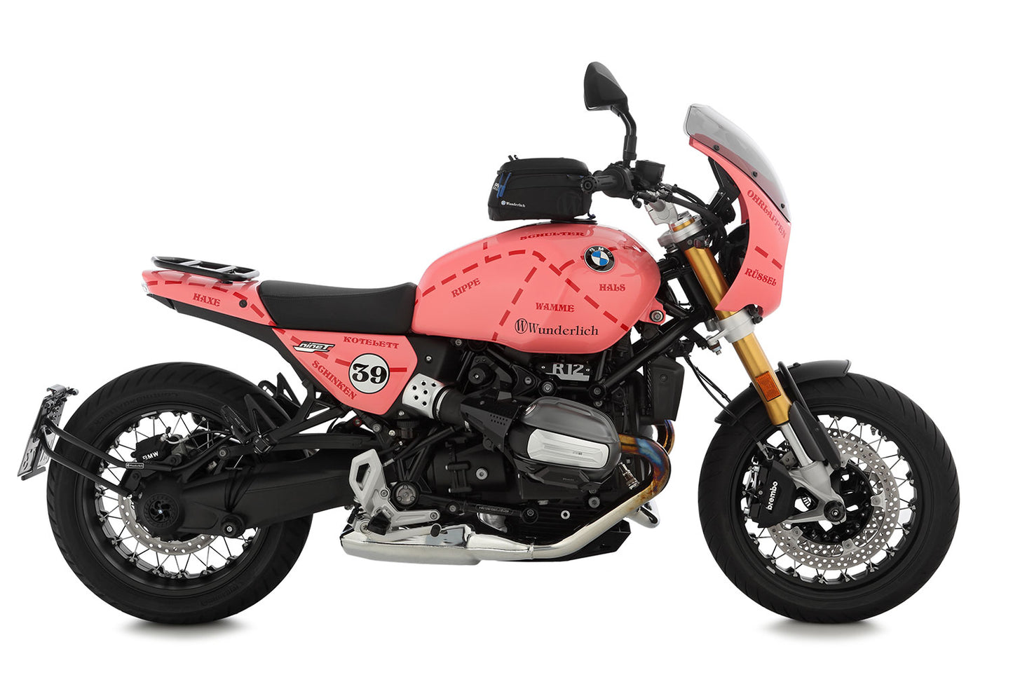 handlebar riser ERGO R 12 - 20mm - silver