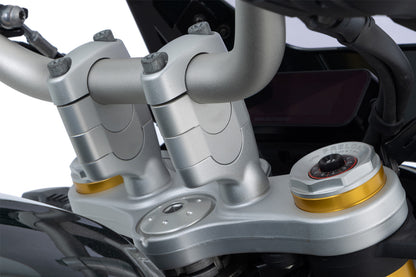 Handlebar riser ERGO R 12 (+R 12 nineT) - 40mm - silver