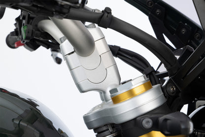 Handlebar riser ERGO R 12 (+R 12 nineT) - 40mm - silver