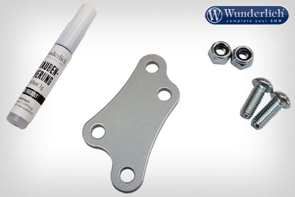 foot brake lever lowering kit - silver