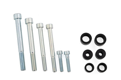 Widening set for R 12 + nineT engine protection bar - black