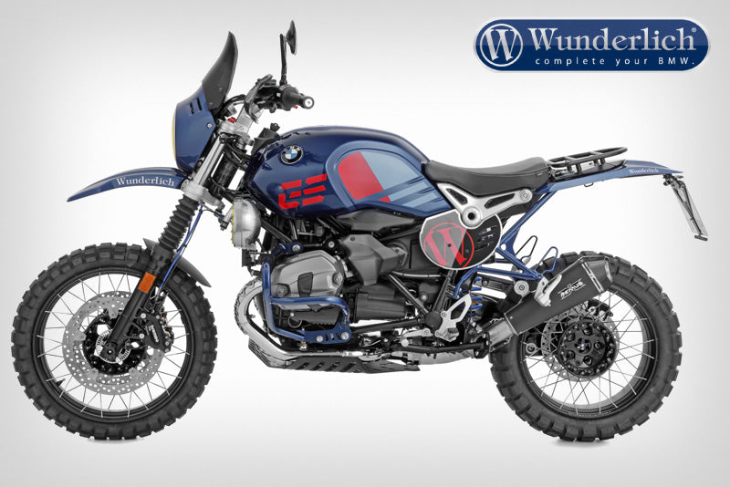 pillion luggage rack “Rallye” - with passenger frame - black