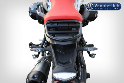 pillion luggage rack “Rallye” - with passenger frame - black