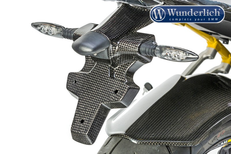 Licence plate holder (2-part) - carbon