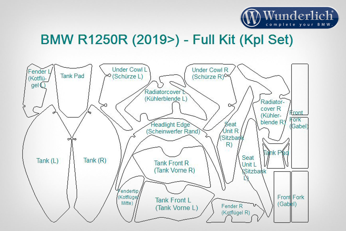 VentureShield paint protection film R 1250 R - clear