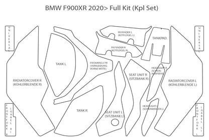 Complete paint protection set »VENTURESHIELD« - clear