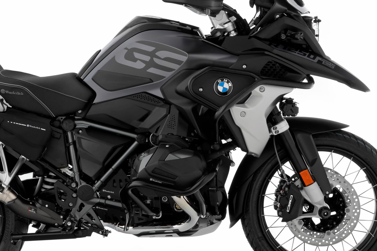 Valve cover & cylinder protectors EXTREME Black Edition - left and right - black