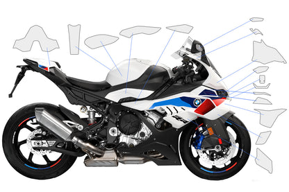 Complete paint protection set PremiumShield S1000 RR 2025 on - clear