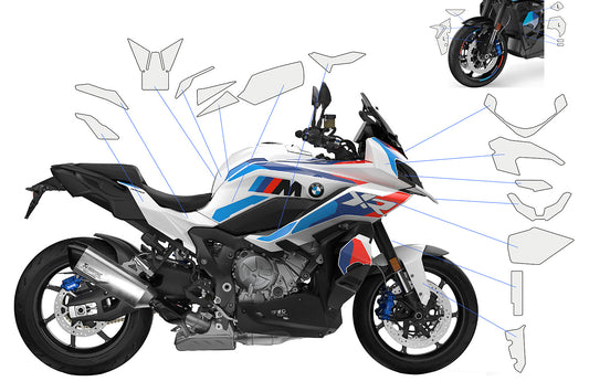 Complete paint protection set PremiumShield M 1000 XR (2024-) - clear